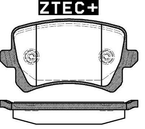 Picture of ΔΙΣΚΟΦΡΕΝΑ ZTEC+ VW ΟΠΙΣΘ. 51000904/T2633 8220