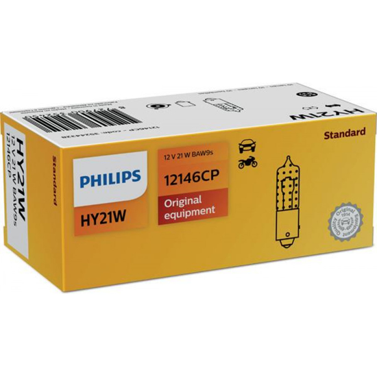 Εικόνα από ΛΑΜΠΑ HY21W 12V 21W BAW9s
